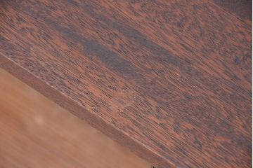 アンティーク家具　★古材無垢材を使った背もたれ付シンプル長イス・ベンチ(長椅子)(中)