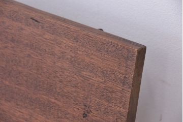 アンティーク家具　★古材無垢材を使った背もたれ付シンプル長イス・ベンチ(長椅子)(中)