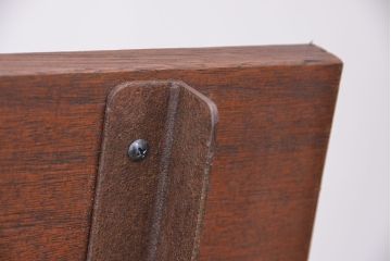 アンティーク家具　★古材無垢材を使った背もたれ付シンプル長イス・ベンチ(長椅子)(中)