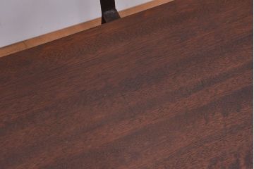 アンティーク家具　アンティーク　古材無垢材を使った背もたれ付シンプル長イス・ベンチ(長椅子)(中)(2)