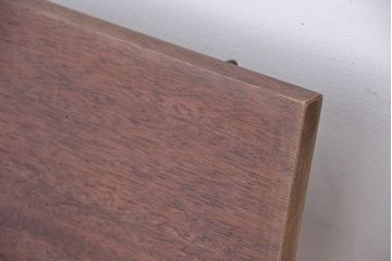 アンティーク家具　★古材無垢材を使った背もたれ付シンプル長イス・ベンチ(長椅子)(中)