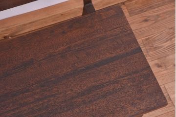 アンティーク家具　★古材無垢材を使った背もたれ付シンプル長イス・ベンチ(長椅子)(中)?