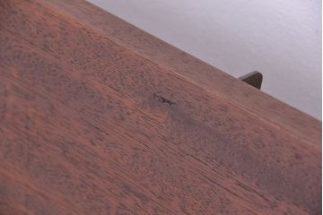アンティーク家具　★古材無垢材を使った背もたれ付シンプル長イス・ベンチ(長椅子)(中)?