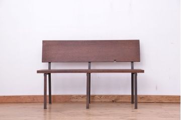 ラフジュオリジナル　古材無垢材製!シンプルな長イス(長椅子・ベンチ)