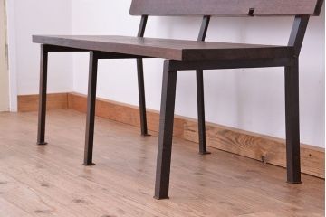 ラフジュオリジナル　古材無垢材製!シンプルな長イス(長椅子・ベンチ)