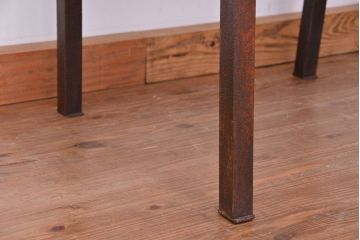 ラフジュオリジナル　古材無垢材製!シンプルな長イス(長椅子・ベンチ)