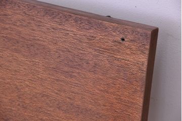 アンティーク家具　★古材無垢材を使った背もたれ付シンプル長イス・ベンチ(長椅子)(中)