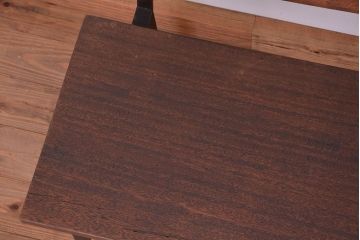 アンティーク家具　★古材無垢材を使った背もたれ付シンプル長イス・ベンチ(長椅子)(中)