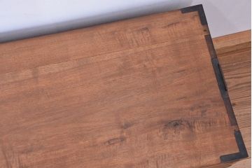アンティーク家具　古民具・骨董　三方桜材!特別注文造りの重ね時代箪笥