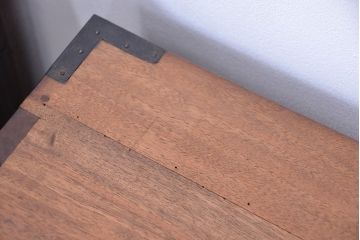 アンティーク家具　古民具・骨董　三方桜材!特別注文造りの重ね時代箪笥
