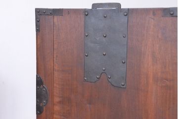 アンティーク家具　古民具・骨董　三方桜材!特別注文造りの重ね時代箪笥
