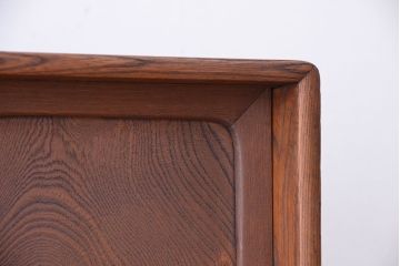 アンティーク家具　アンティーク　三方欅材の小振りな茶箪笥(茶棚)