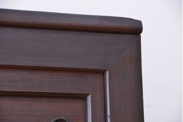 アンティーク家具　アンティーク　モダンデザインの三尺水屋箪笥(収納棚、食器棚)