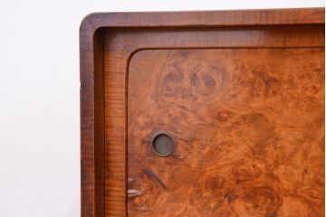 レトロ家具　昭和レトロ　古い木の小振りな茶箪笥?(茶棚)
