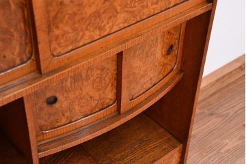 レトロ家具　昭和レトロ　古い木の小振りな茶箪笥?(茶棚)