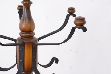 アンティーク雑貨　中古　カリモク　ポールハンガー(傘立て、帽子掛け、ポールスタンド)