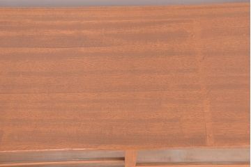 アンティーク家具　1970年代　古い学校の脚付きモールガラス収納棚(食器棚、本棚)
