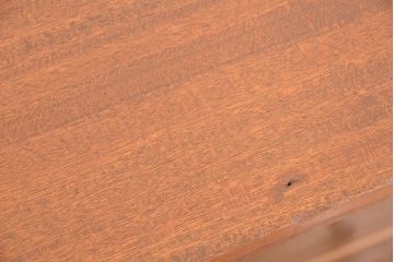 アンティーク家具　1970年代　古い学校の脚付きガラス収納棚(食器棚、本棚、飾り棚)