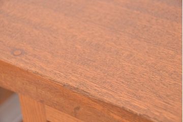 アンティーク家具　1970年代　古い学校の脚付きガラス収納棚(食器棚、本棚、飾り棚)