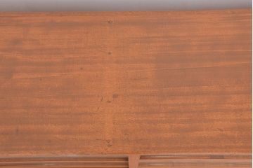 アンティーク家具　1970年代　古い学校の鉄脚モールガラス収納棚?(食器棚・本棚)