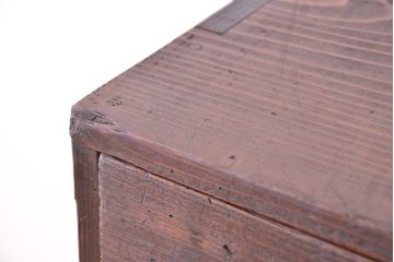 アンティーク家具　古民具・骨董　脚付き34杯引出し収納棚(薬箪笥、百味箪笥)