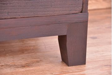 アンティーク家具　古民具・骨董　脚付き34杯引出し収納棚(薬箪笥、百味箪笥)
