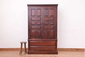 中古　高級品!　神居民芸洋服箪笥(ワードローブ、洋服タンス)