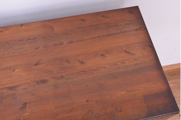 アンティーク家具　銀モールガラス引き戸付　引き出しチェスト(ドロワー)
