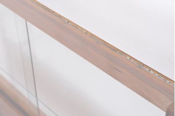 アンティーク家具　アンティーク　シンプルな脚付きガラスケース(ショーケース・飾り棚)
