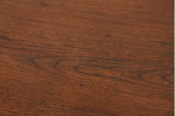アンティーク家具　アンティーク　古いナラ材のシックな色合いの片袖机?