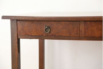 レトロ家具　昭和レトロ 古い木のかわいいアンティーク平机(テーブル・作業台)