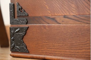 中古 伝統工芸品 木目が美しい岩谷堂箪笥