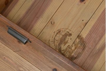 アンティーク家具　アンティーク 大正ロマン 古い洋館の特大二段重ね飾り棚(陳列棚)