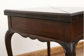 アンティーク家具　イギリスアンティーク キャスター付ゲームテーブル(バタフライテーブル/サイドテーブル/コンソールテーブル)