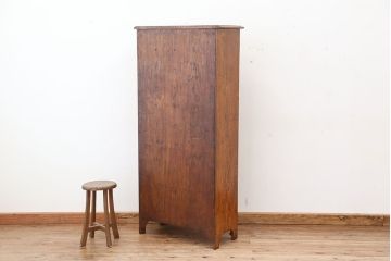 アンティーク家具　イギリスアンティーク　オーク材の32杯引き出し(ドロワー、チェスト)(薬箪笥)