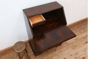 中古　松本民芸T型ライティングビューロー定価約34万円(机/デスク)