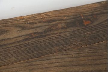 アンティーク家具　イギリスアンティーク　古いオーク材の使い込まれた小振りなダイニングテーブル(作業台)