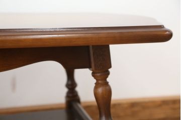 中古　飛騨産業・キツツキマーク　穂高センターテーブル(ダイニング)