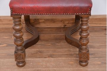 中古　ハイバック使い込まれたダイニングチェア(椅子、イス)