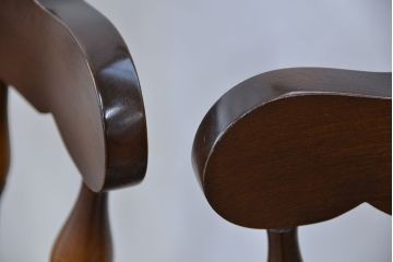 中古　飛騨産業　キツツキマーク　ダイニングチェア2脚セット(イス/椅子)