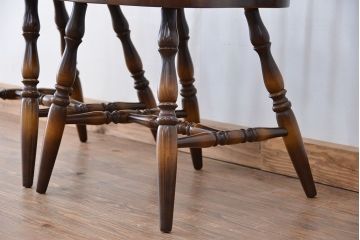中古　飛騨産業　キツツキマーク　ダイニングチェア2脚セット(イス/椅子)
