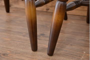 中古　飛騨産業　キツツキマーク　ダイニングチェア2脚セット(イス/椅子)