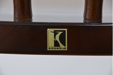 中古　飛騨産業　キツツキマーク　ダイニングチェア2脚セット(イス/椅子)