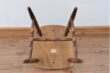 中古　飛騨産業　キツツキマーク　ダイニングチェア2脚セット(イス/椅子)
