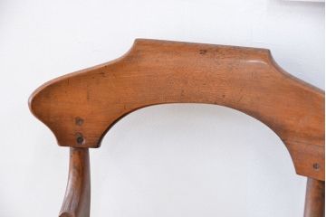 アンティーク家具　イギリスアンティーク　合皮座面ハイチェア(カウンターチェア/椅子/イス)