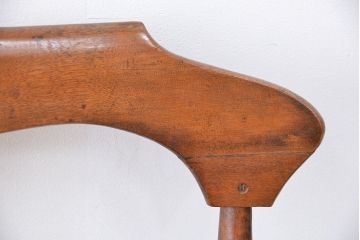 アンティーク家具　イギリスアンティーク　合皮座面ハイチェア(カウンターチェア/椅子/イス)