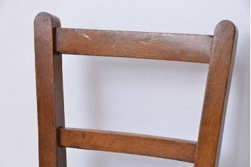アンティーク家具　イギリスアンティーク　古い木の小さめかわいいアンティークチャイルドチェア、キッズチェア1脚(イス/子供用椅子)