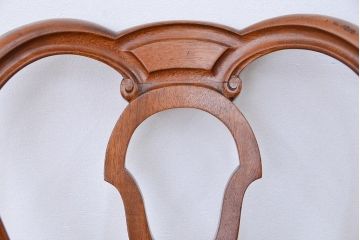 アンティーク家具　イギリスアンティーク　ゴブラン織り座面のかわいいチャイルドチェア(イス/椅子)(キッズチェア)