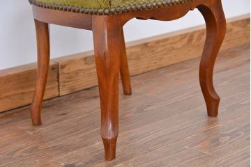 アンティーク家具　イギリスアンティーク　ゴブラン織り座面のかわいいチャイルドチェア(イス/椅子)(キッズチェア)