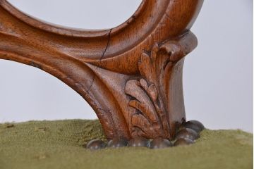 アンティーク家具　イギリスアンティーク　ゴブラン織り座面のかわいいチャイルドチェア(イス/椅子)(キッズチェア)